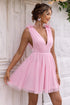 'Vania' Sleeveless Mesh Dress - Celes Fashion